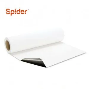 Vinilo SPIDER Blanco Brillo Trasera Negra