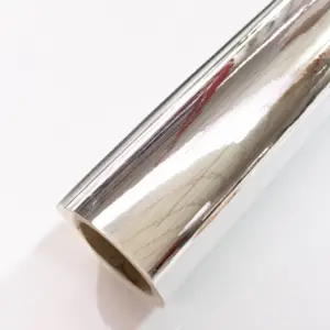 Vinilo LG 5110 Plata Brillo Efecto Espejo (Ancho 92 cm)