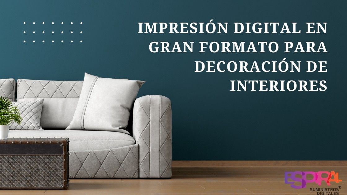 Salón decorado utilizando impresión digital de gran formato