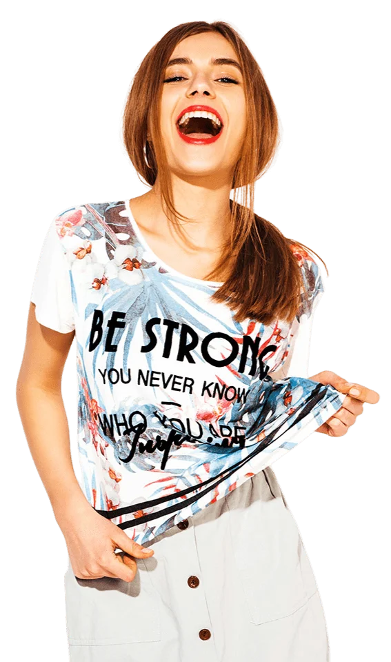 Camisetas personalizadas con impresión DTF