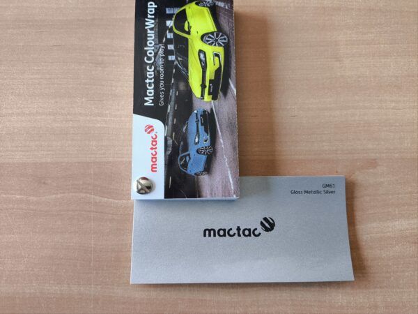 Mactac ColourWrap Gloss Metallic Silver (GM61)