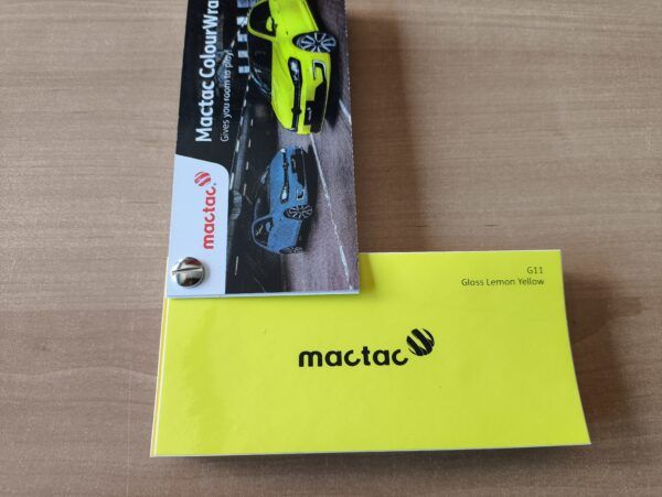 Mactac ColourWrap Gloss Lemon Yellow (G11)