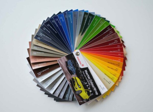 carta de colores de la serie mactac colourwrap