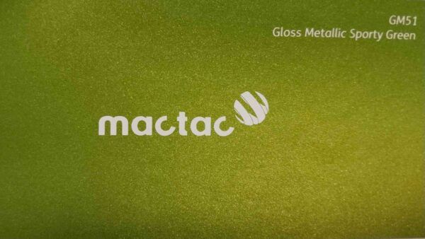 Mactac ColourWrap Gloss Metallic Sporty Green (GM51) - Imagen 2