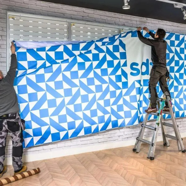 Tela Samba 100% Poliéster 260 grs para impresión frontlit o backlit