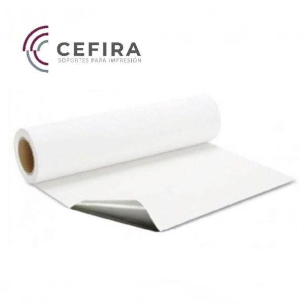 Vinilo Blanco Mate T/Gris Permanente 100µ Monomérico Cefira