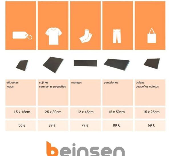 Prensa térmica neumática Beinsen ESPARTA - Imagen 3