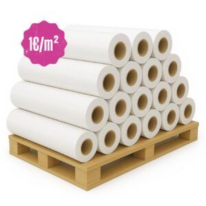 Oferta: Pallet (10 ud.) Vinilo SPIDER Blanco Mate t/blanca 1,06 x 50 mts