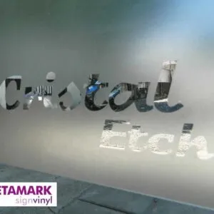 Vinilo Ácido Metamark Crystal Etch M7-CR