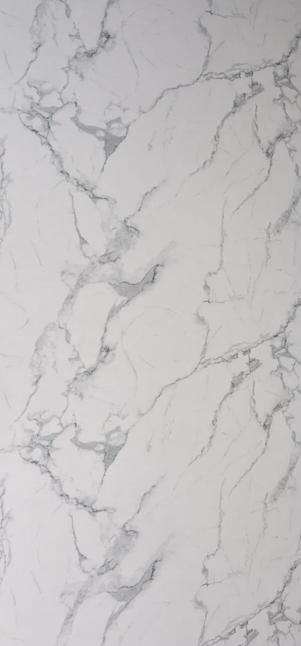 Placa Efecto Mármol Blanco Carrara