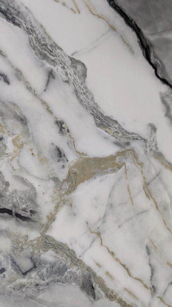 Placa Efecto Mármol Gris Milano