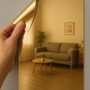 Vinilo Oro Espejo efecto Real Imprimible MetaliK®