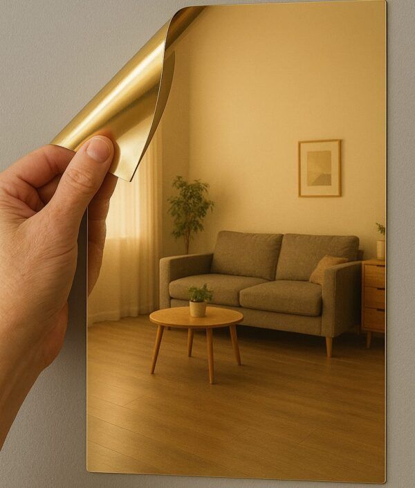 Vinilo Oro Espejo efecto Real Imprimible MetaliK®