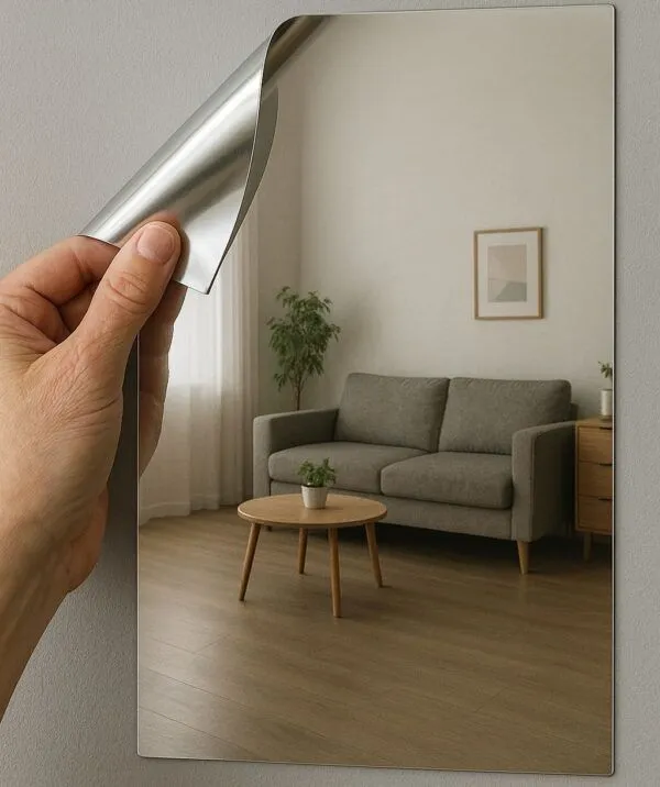 Vinilo Plata Espejo efecto Real Imprimible MetaliK®