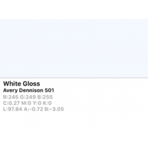 Vinilo de corte Avery 500 501 Blanco - Monomérico