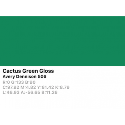 Vinilo de corte Avery 500 506 Verde Cactus - Monomérico