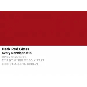 Vinilo de corte Avery 500 515 Rojo Oscuro - Monomérico