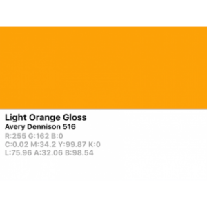 Vinilo de corte Avery 500 516 Naranja Claro - Monomérico