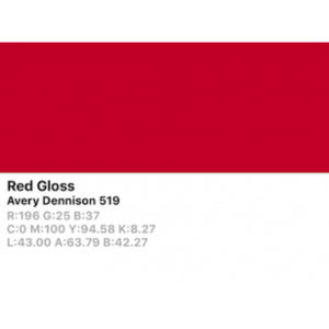 Vinilo de corte Avery 500 519 Rojo - Monomérico