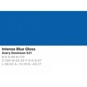 Vinilo de corte Avery 500 521 Azul Intenso - Monomérico
