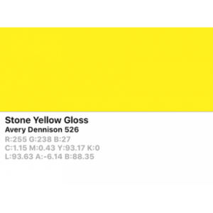 Vinilo de corte Avery 500 526 Amarillo Piedra - Monomérico