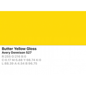 Vinilo de corte Avery 500 527 Amarillo Mantequilla - Monomérico