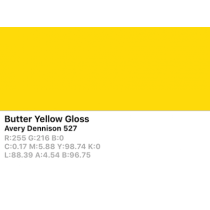 Vinilo de corte Avery 500 527 Amarillo Mantequilla - Monomérico
