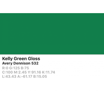 Vinilo de corte Avery 500 532 Verde Kelly - Monomérico