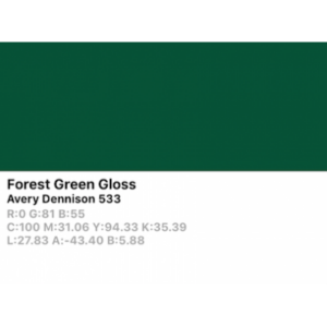 Vinilo de corte Avery 500 533 Verde Bosque - Monomérico