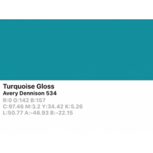 Vinilo de corte Avery 500 534 Turquesa - Monomérico