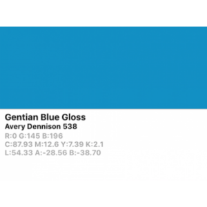 Vinilo de corte Avery 500 538 Azul Genciana - Monomérico