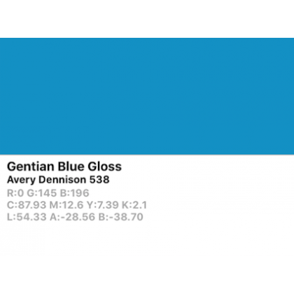 Vinilo de corte Avery 500 538 Azul Genciana - Monomérico