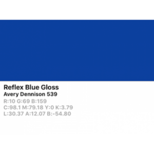 Vinilo de corte Avery 500 539 Azul Reflex - Monomérico