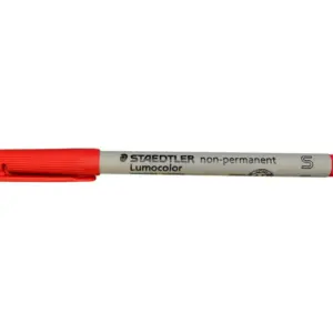 Rotulador de fibra base Agua- RED.-(Pack 10 uds.)