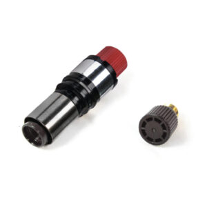 Portacuchillas con punta Metálica para cuchillas de diametro 1,5 mm.  (METALICO-Rojo con muelle)