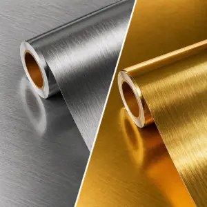 Vinilos Espejo Efecto Cepillado