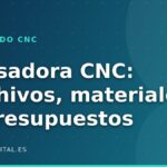 Fresadora CNC en rotulación: archivos, materiales y cómo presupuestar