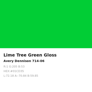 Vinilo de corte Avery 700 Verde Tilo 714-06 Lime Tree Green