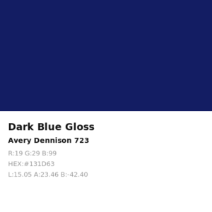 Vinilo de corte Avery 700 Azul Oscuro 723 Dark Blue