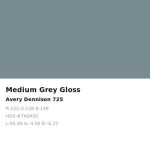 Vinilo de corte Avery 700 Gris Medio 725 Medium Grey