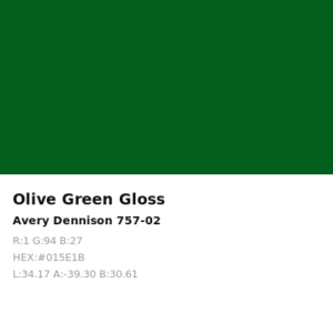 Vinilo de corte Avery 700 Verde Oliva 757-02 Olive Green