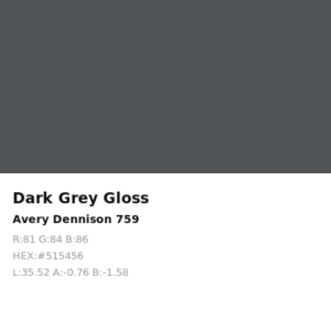 Vinilo de corte Avery 700 Gris Oscuro 759 Dark Grey