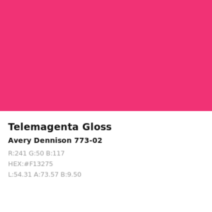 Vinilo de corte Avery 700 Telemagenta 773-02 Telemagenta