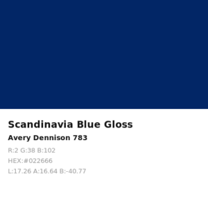 Vinilo de corte Avery 700 Azul Escandinavia 783 Scandinavia Blue
