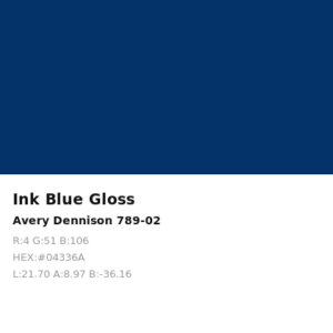 Vinilo de corte Avery 700 Azul Tinta 789-02 Ink Blue
