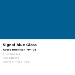Vinilo de corte Avery 700 Azul Señal 794-05 Signal Blue