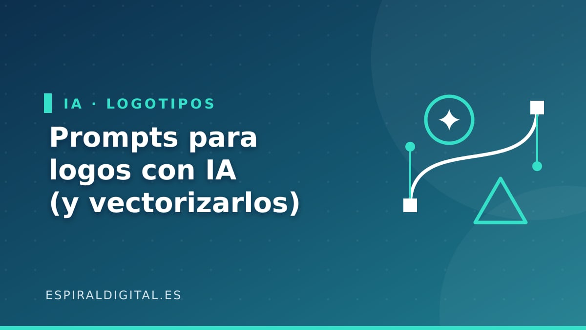 Prompts para logos con ChatGPT y Gemini (y cómo vectorizar el resultado)